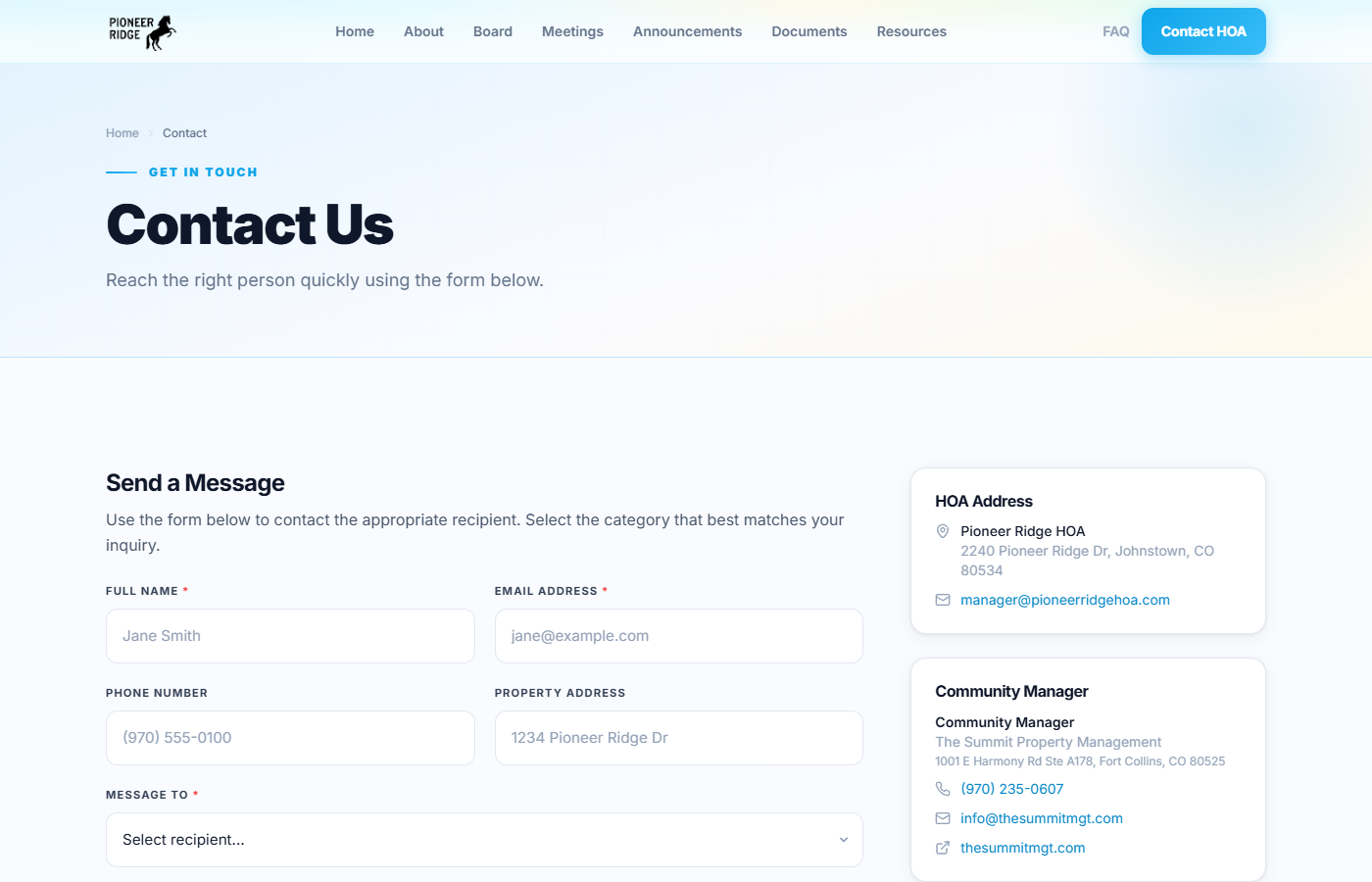 Contact Form